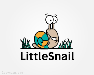 小蜗牛卡通标志