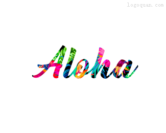 Aloha字体设计