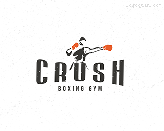 Crush拳击馆logo