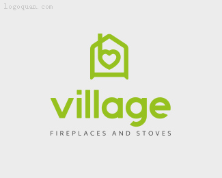 Village壁炉产品logo