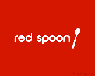 RedSpoon小吃店logo