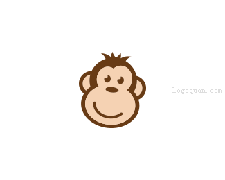 猴子头像图标设计