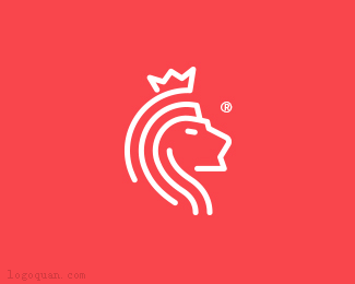 狮子头像图标设计
