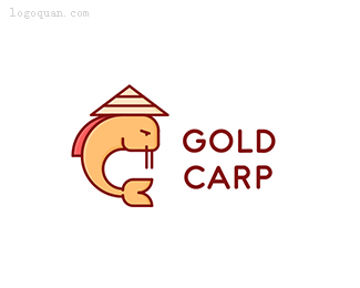 GoldCarp餐饮店logo
