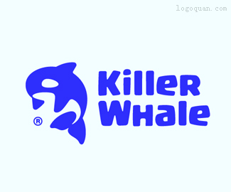 虎鲸卡通logo
