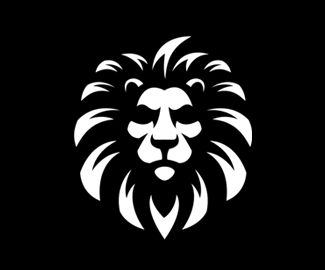 狮子头像标志